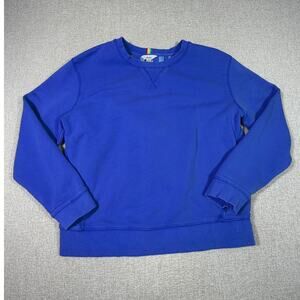 Joules Womens 6 Blue Long Sleeve Pullover Sweatshirt Casual Cotton Top Everyday